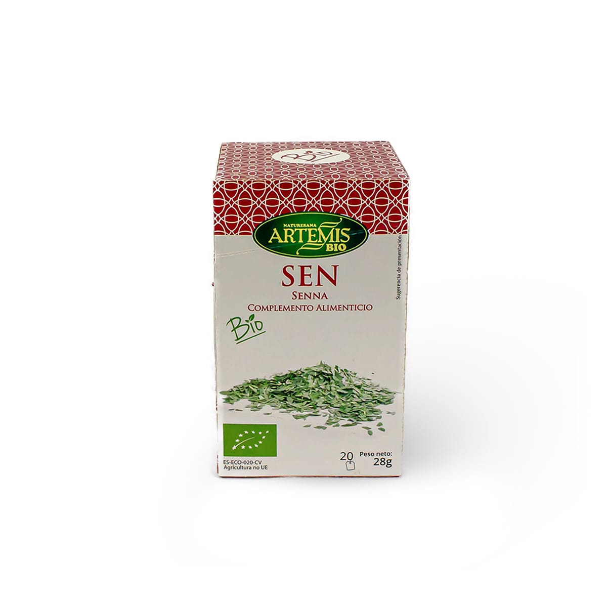 Caja de infusión ecológica Sen ECO-BIO con 20 filtros compostables (28 g)