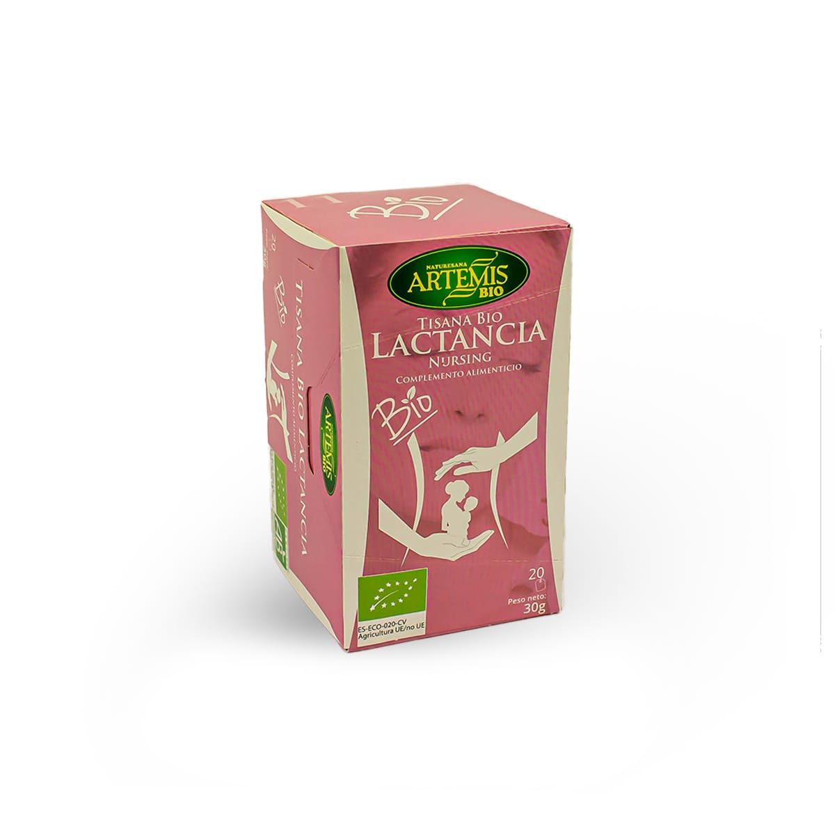 Caja de tisana ecológica Lactancia ECO-BIO con 20 filtros compostables (30 g